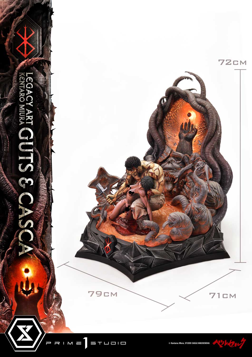 Berserk - Guts & Casca | 1:4 Resin Statue | von Prime 1 Studio - Image 12