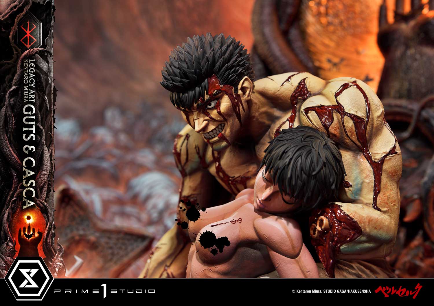 Berserk - Guts & Casca | 1:4 Resin Statue | von Prime 1 Studio - Image 8