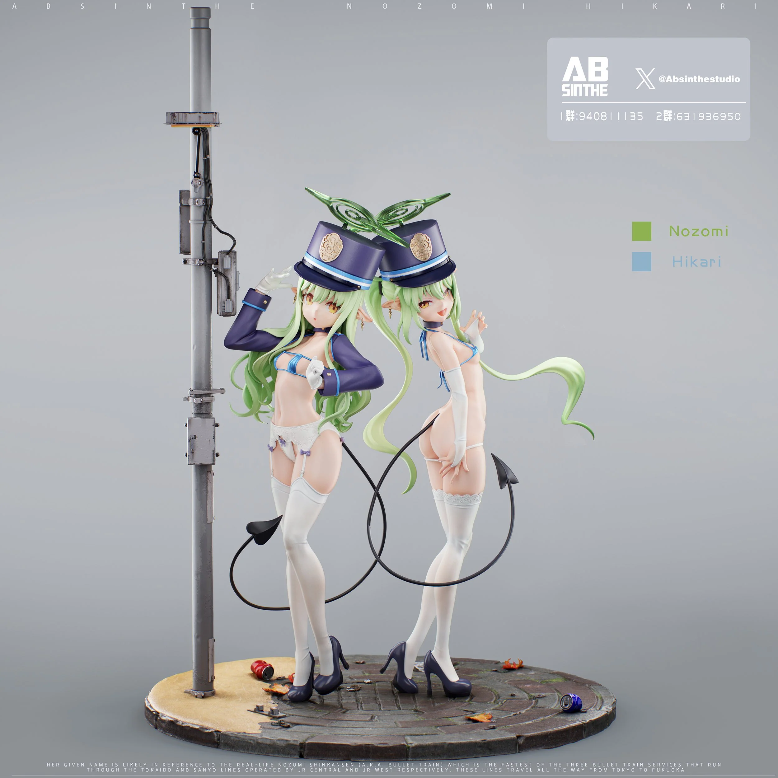Blue Archive - Nozomi & Hikari Tachibana | 1:6 Resin Statue | von ABsinthe Studio - Image 11