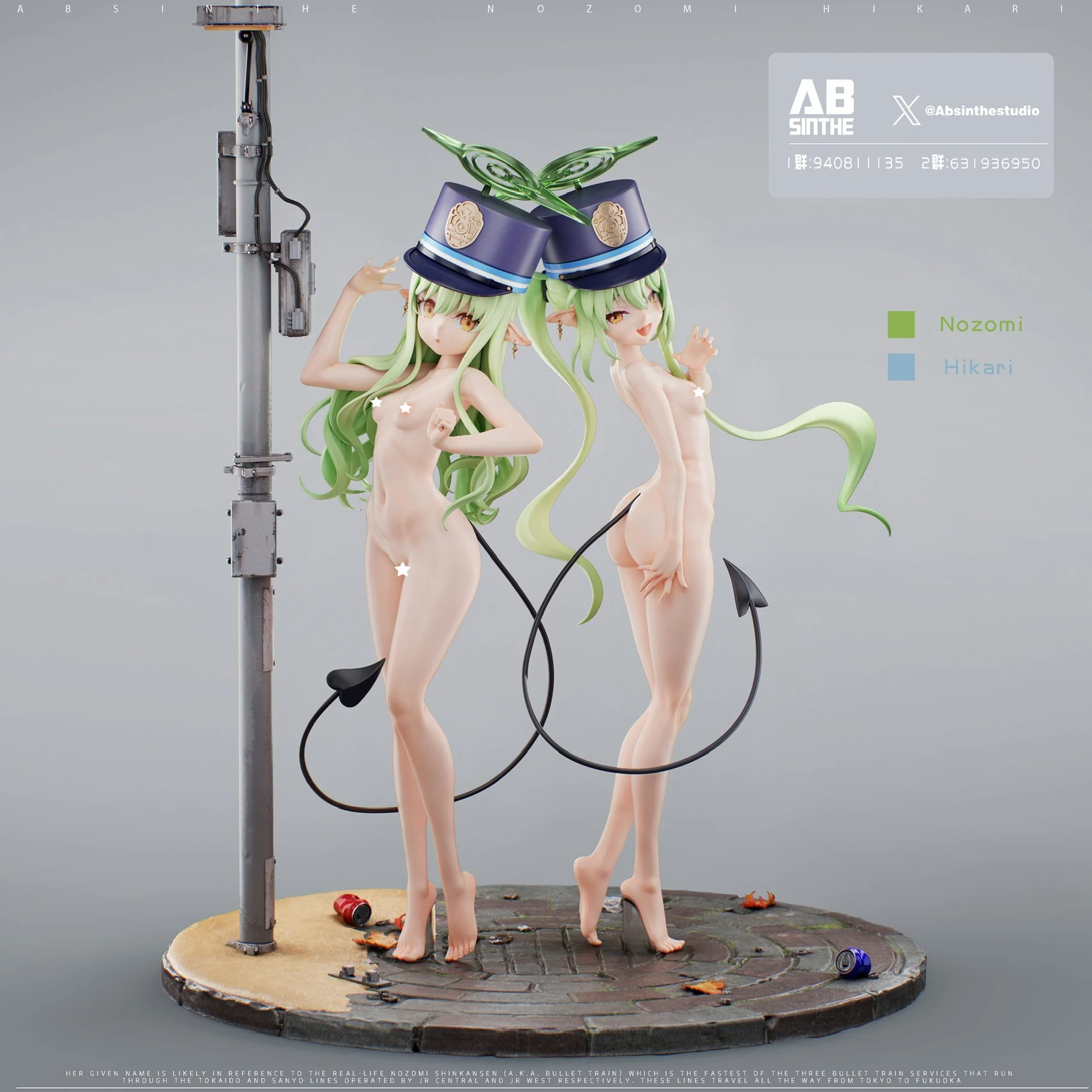 Blue Archive - Nozomi & Hikari Tachibana | 1:6 Resin Statue | von ABsinthe Studio - Image 5