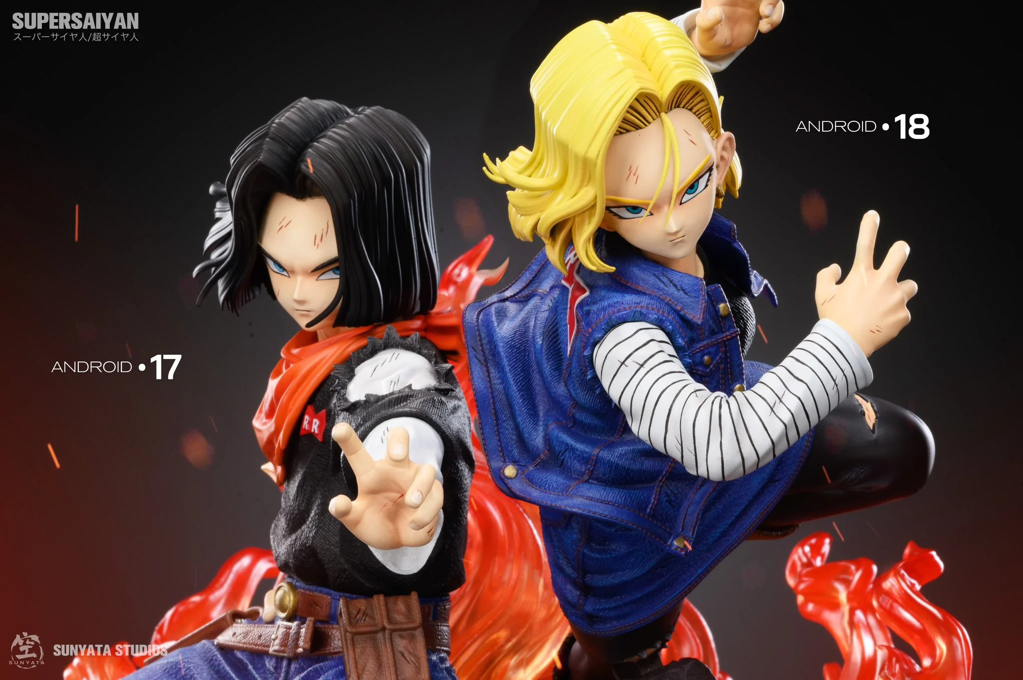 Dragon Ball - Android 17 & 18 | 1:6 Resin Statue | von Sunyata Studio - Image 3