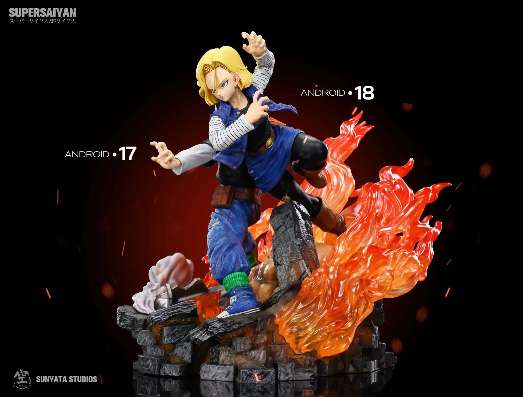 Dragon Ball - Android 17 & 18 | 1:6 Resin Statue | von Sunyata Studio - Image 4