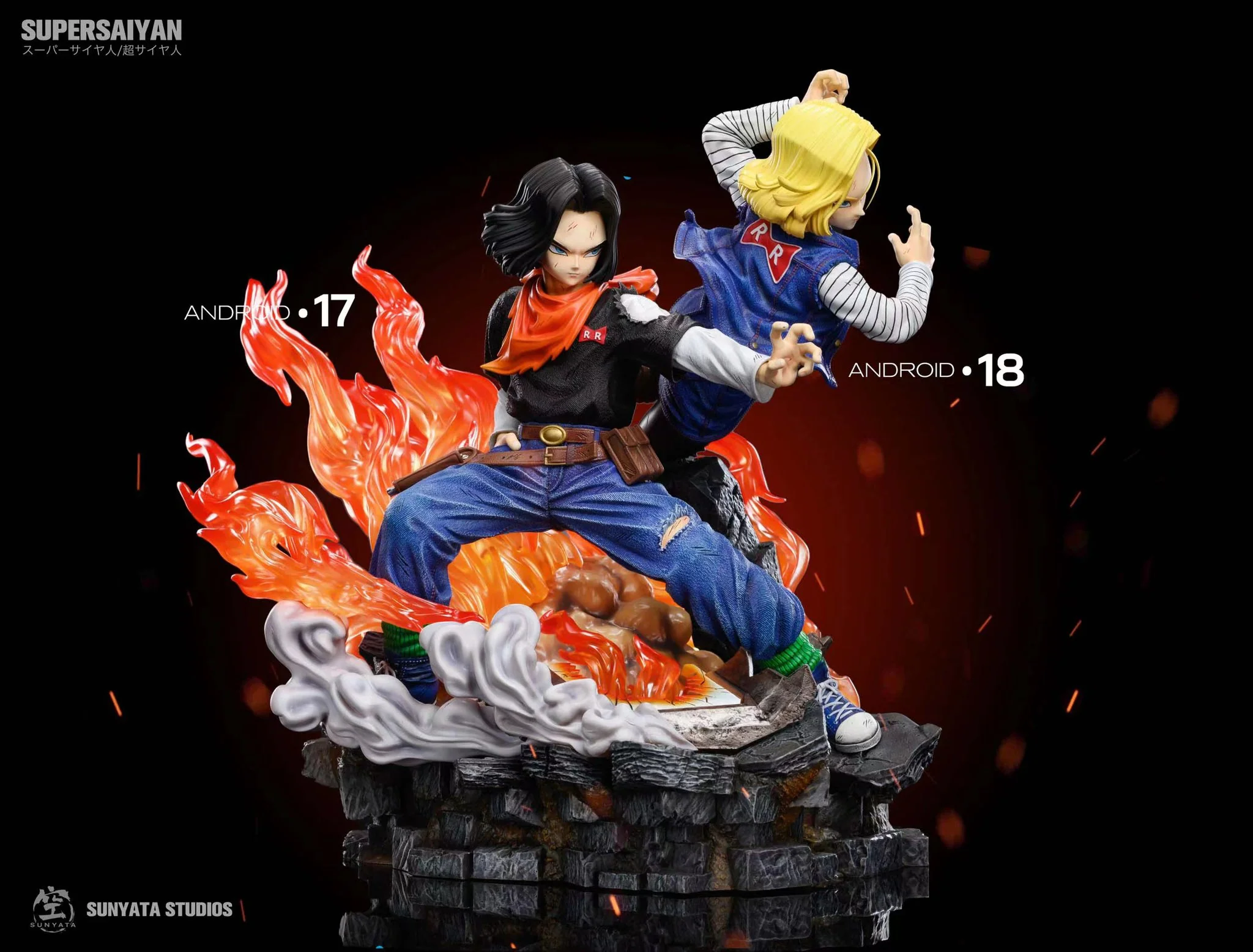 Dragon Ball - Android 17 & 18 | 1:6 Resin Statue | von Sunyata Studio - Image 5