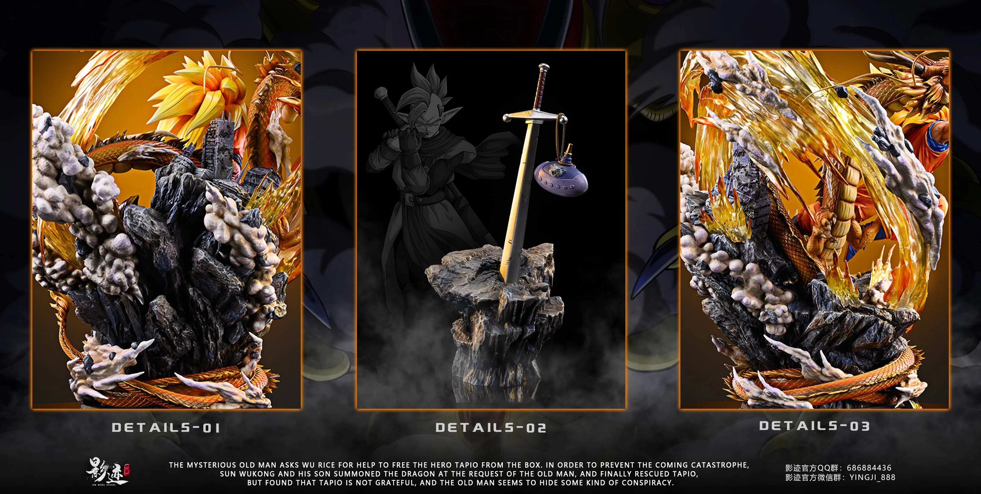 Dragon Ball - Son Goku SSJ3 | 1:4 Resin Statue | von DIM Studio - Image 19