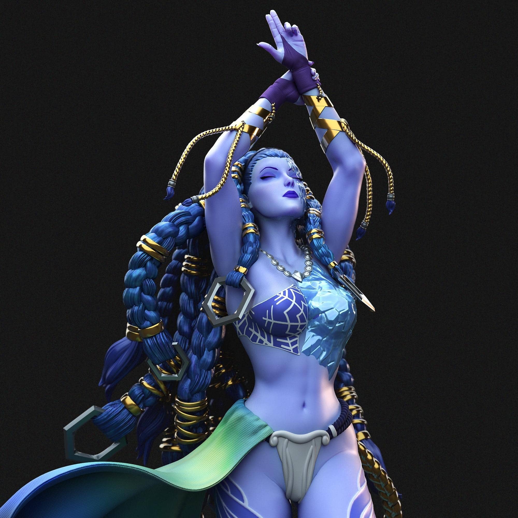 Final Fantasy - Lulu & Shiva | 1:4 Resin Statue | von Solar Studio - Image 4