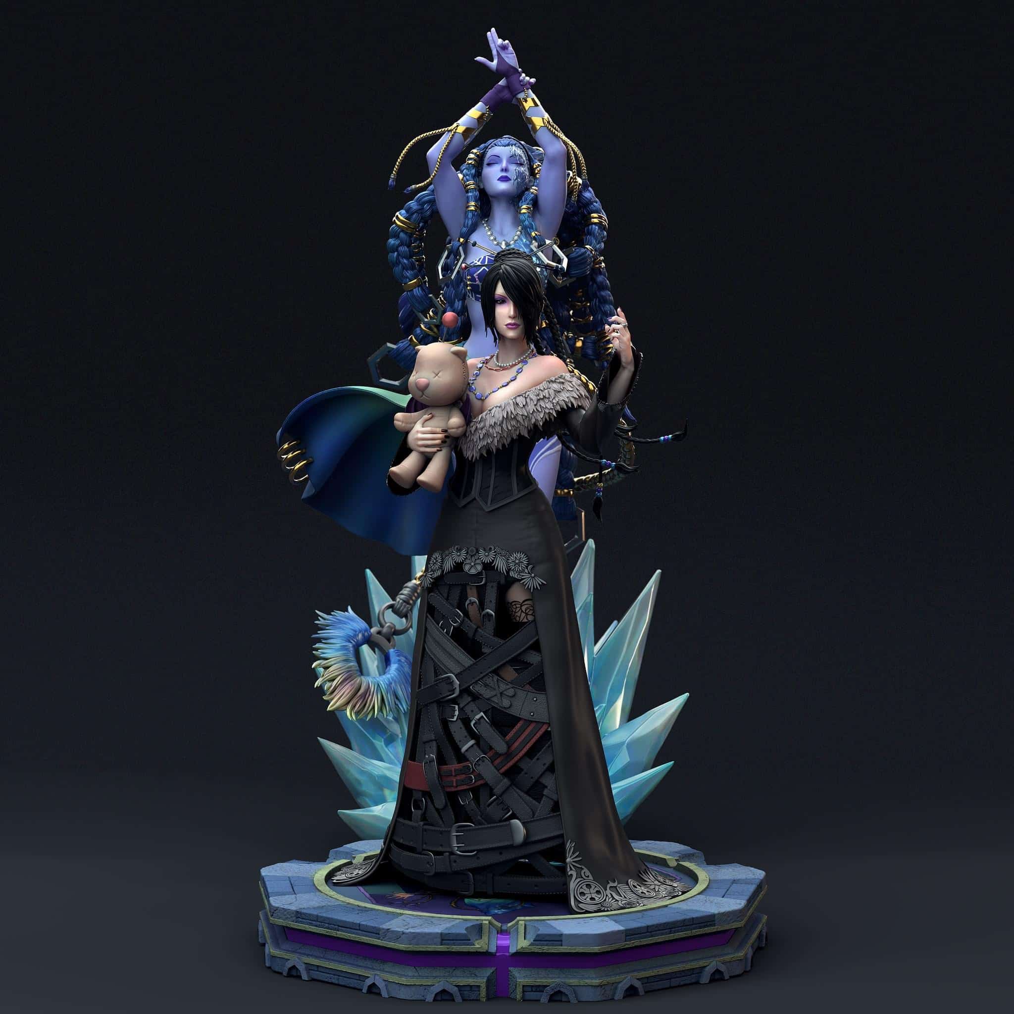 Final Fantasy - Lulu & Shiva | 1:4 Resin Statue | von Solar Studio - Image 5