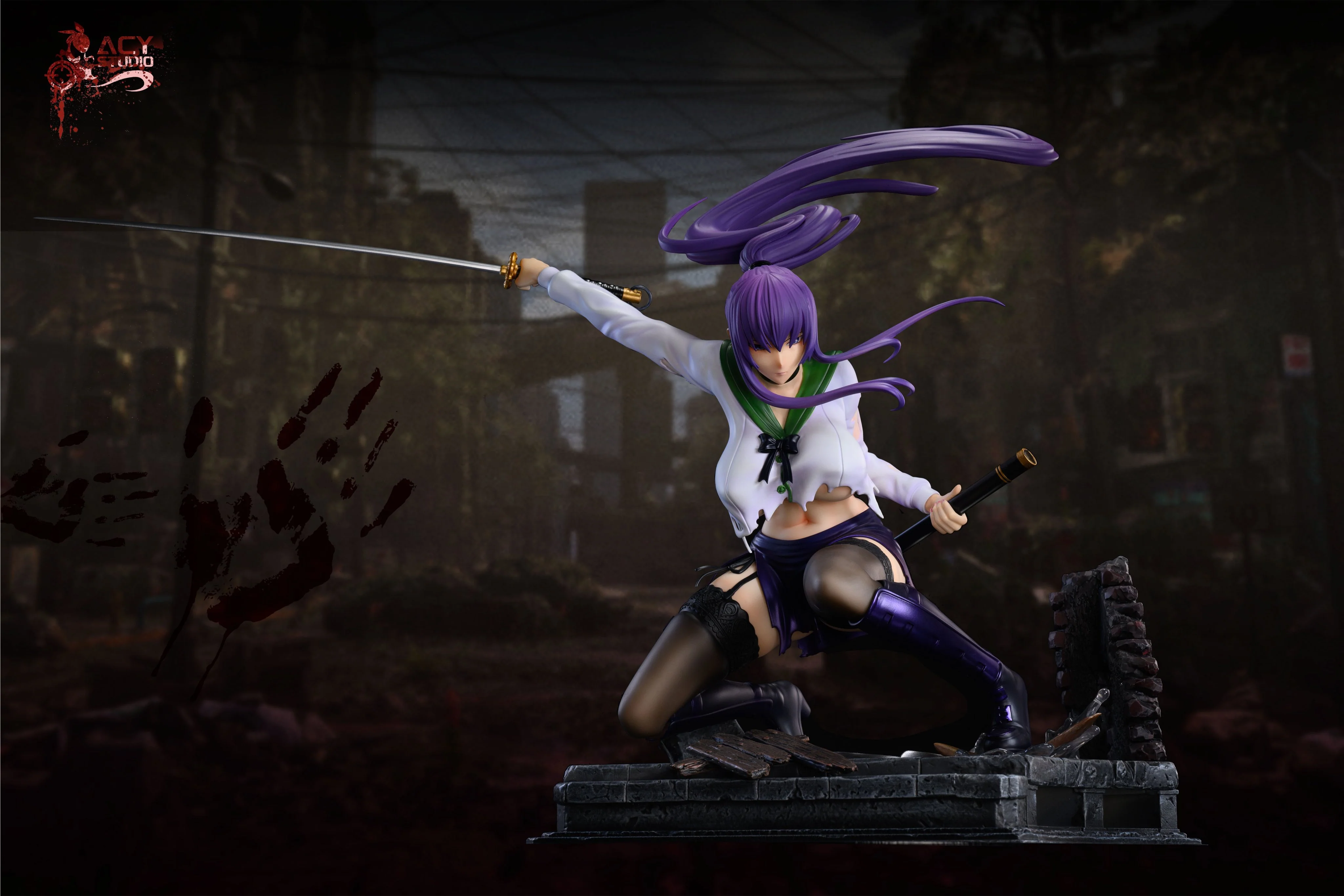 Highschool of the Dead - Busujima Saeko | 1:4 Resin Statue | von Acy Studio - Image 11