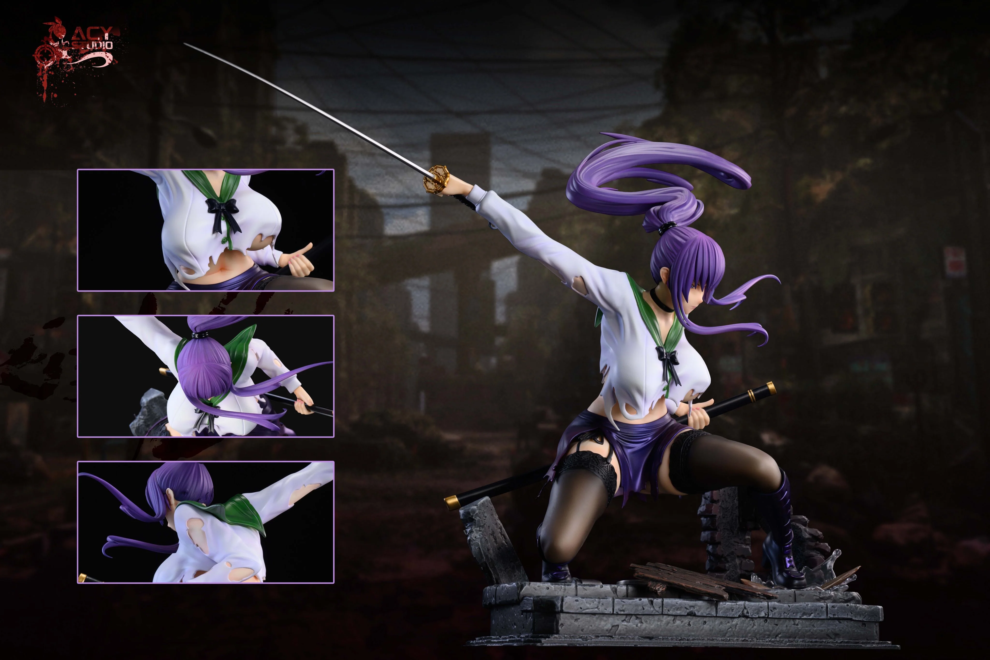 Highschool of the Dead - Busujima Saeko | 1:4 Resin Statue | von Acy Studio - Image 12