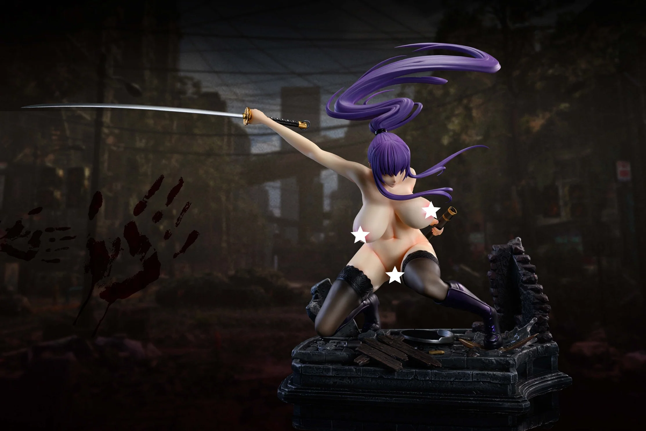 Highschool of the Dead - Busujima Saeko | 1:4 Resin Statue | von Acy Studio - Image 5