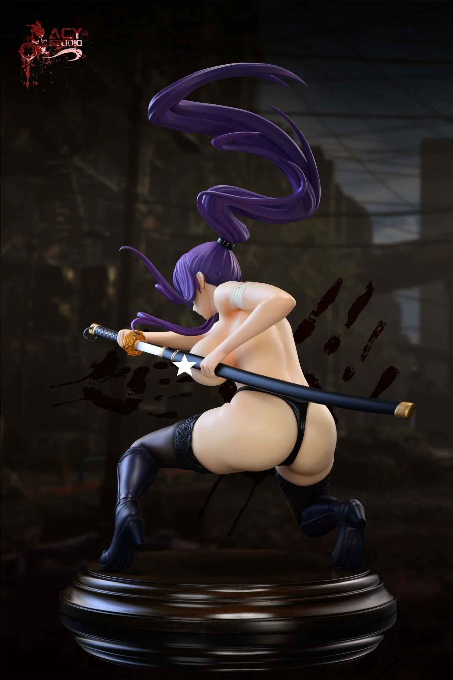 Highschool of the Dead - Busujima Saeko | 1:4 Resin Statue | von Acy Studio - Image 9