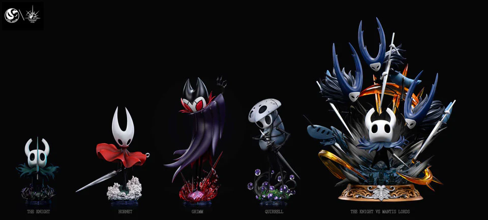 Hollow Knight - The Knight vs Mantis Lords | 1:8 Resin Statue | by Stone Custom & Radiance Studio - Image 3