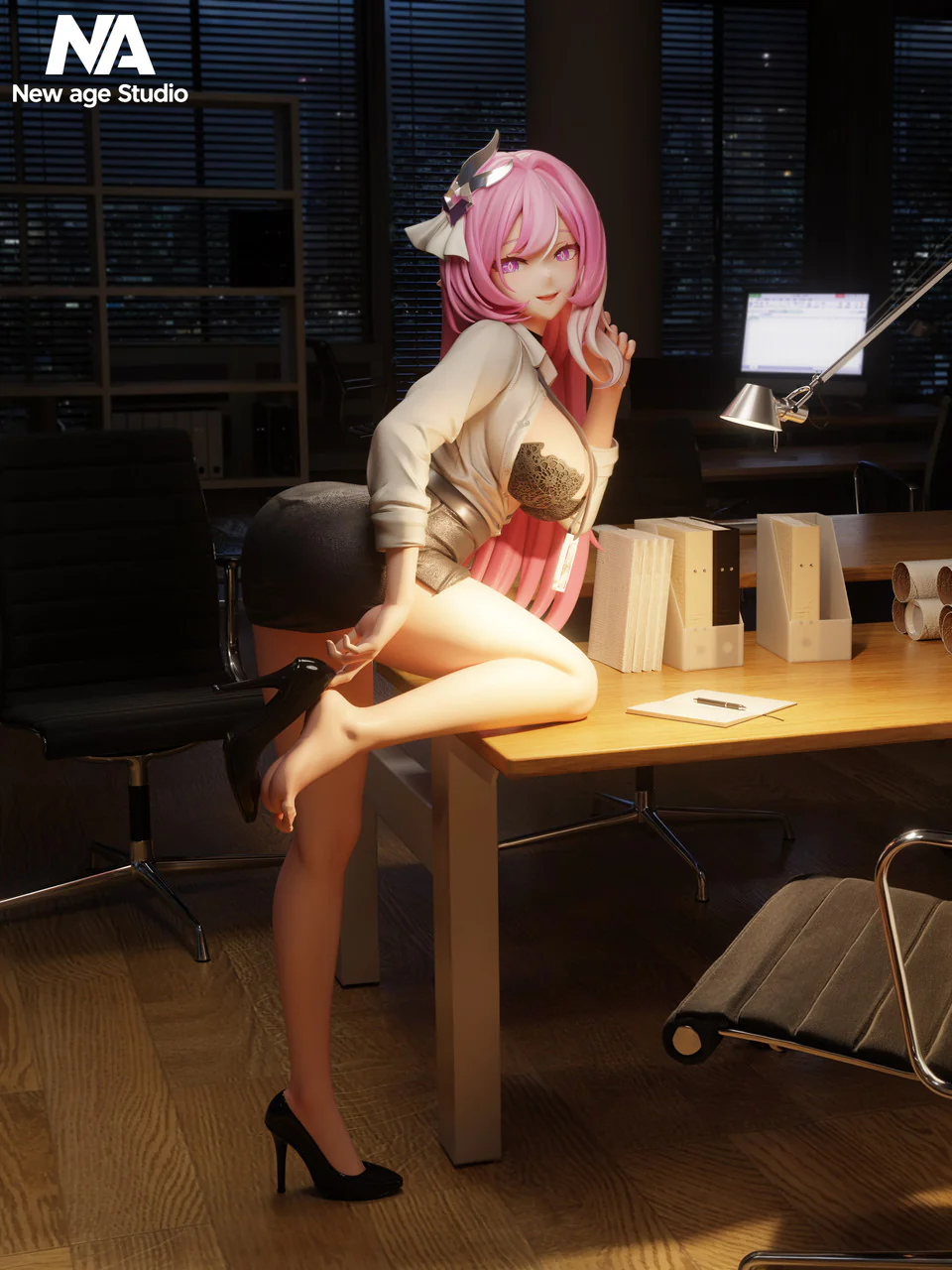 Honkai Impact 3rd - Office lady uniform Elysia | Resin Statue | by New Age Studio - Image 5