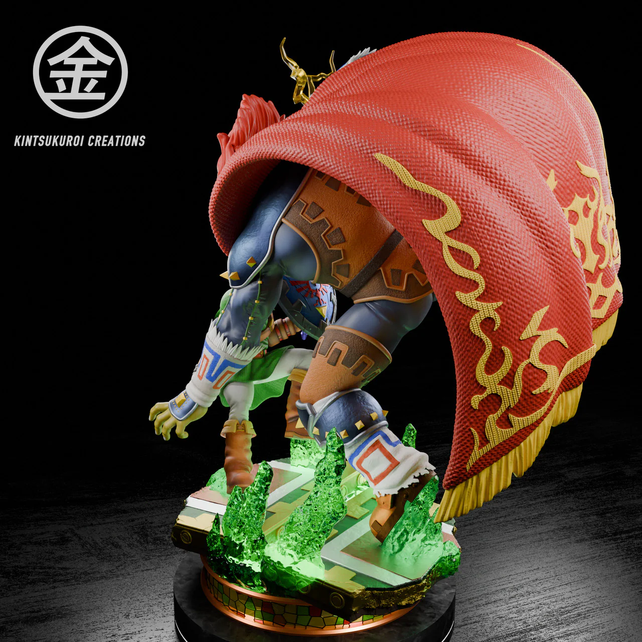 Legend of Zelda - Link vs. Ganondorf | 1:4 Resin Statue | von Kintsukuroi Creations Studio - Image 6