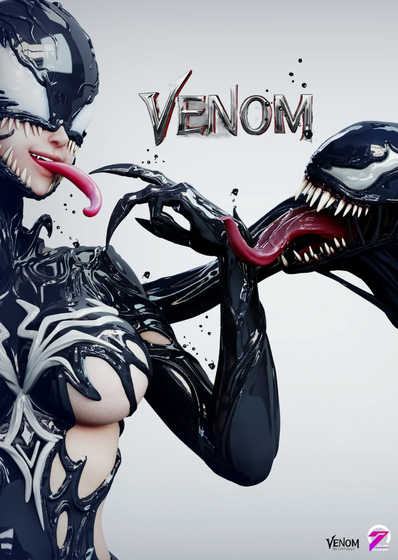 Marvel – She-Venom | 1:4 Resin Statue | von Seven Studio - Image 8