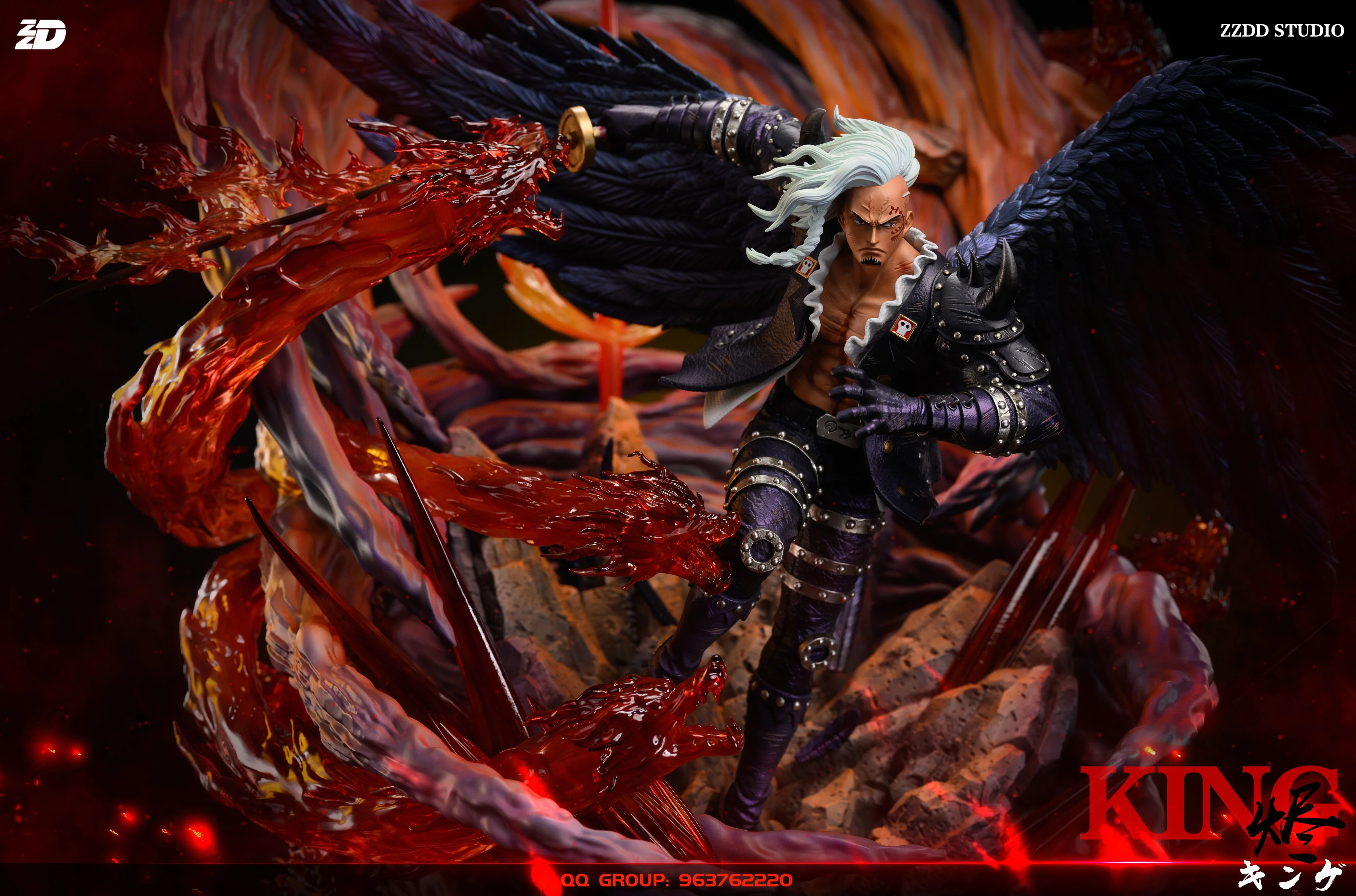 One Piece - King | 1:4 Resin Statue | von ZZDD Studio - Image 3