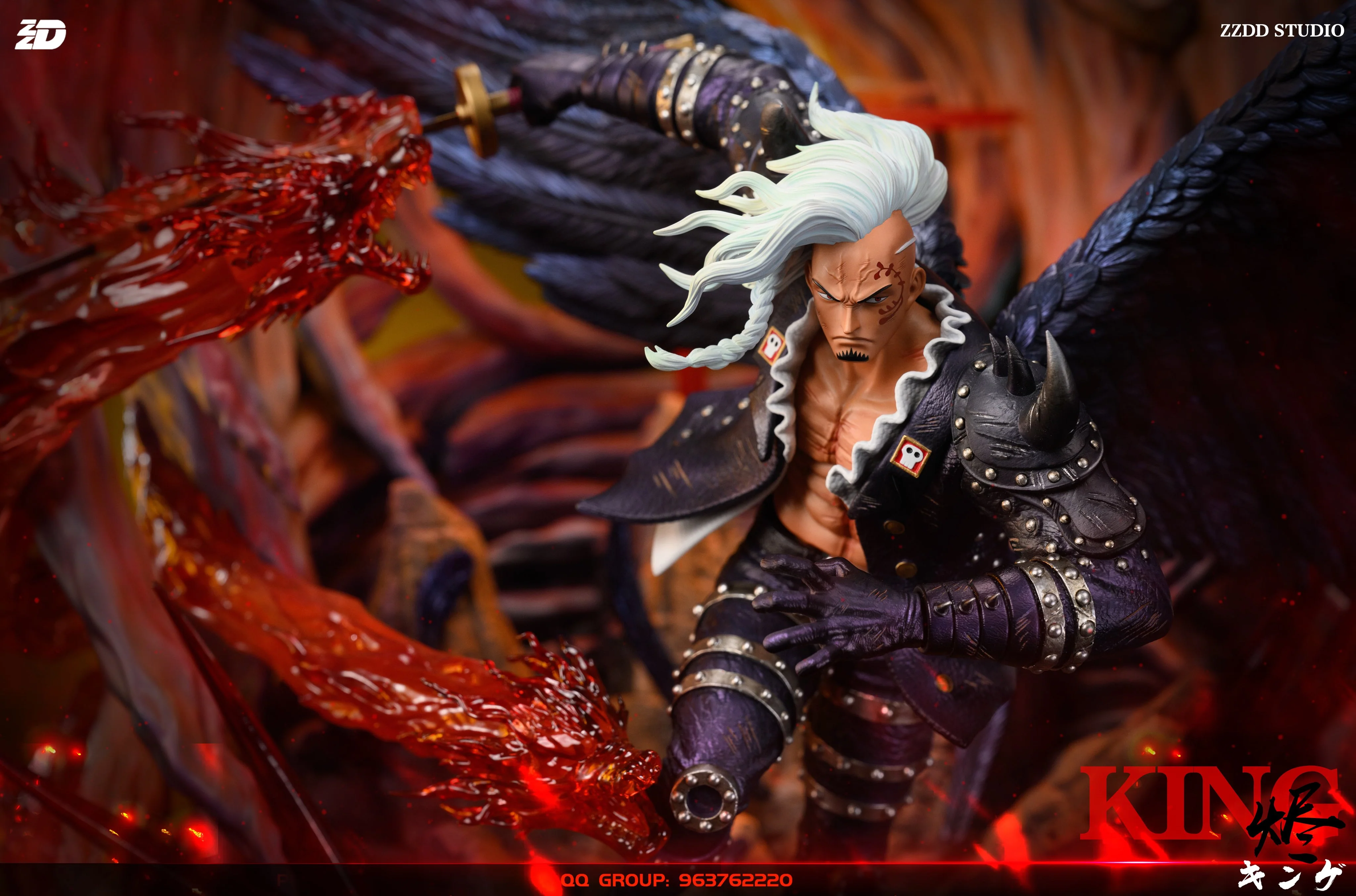 One Piece - King | 1:4 Resin Statue | von ZZDD Studio - Image 5