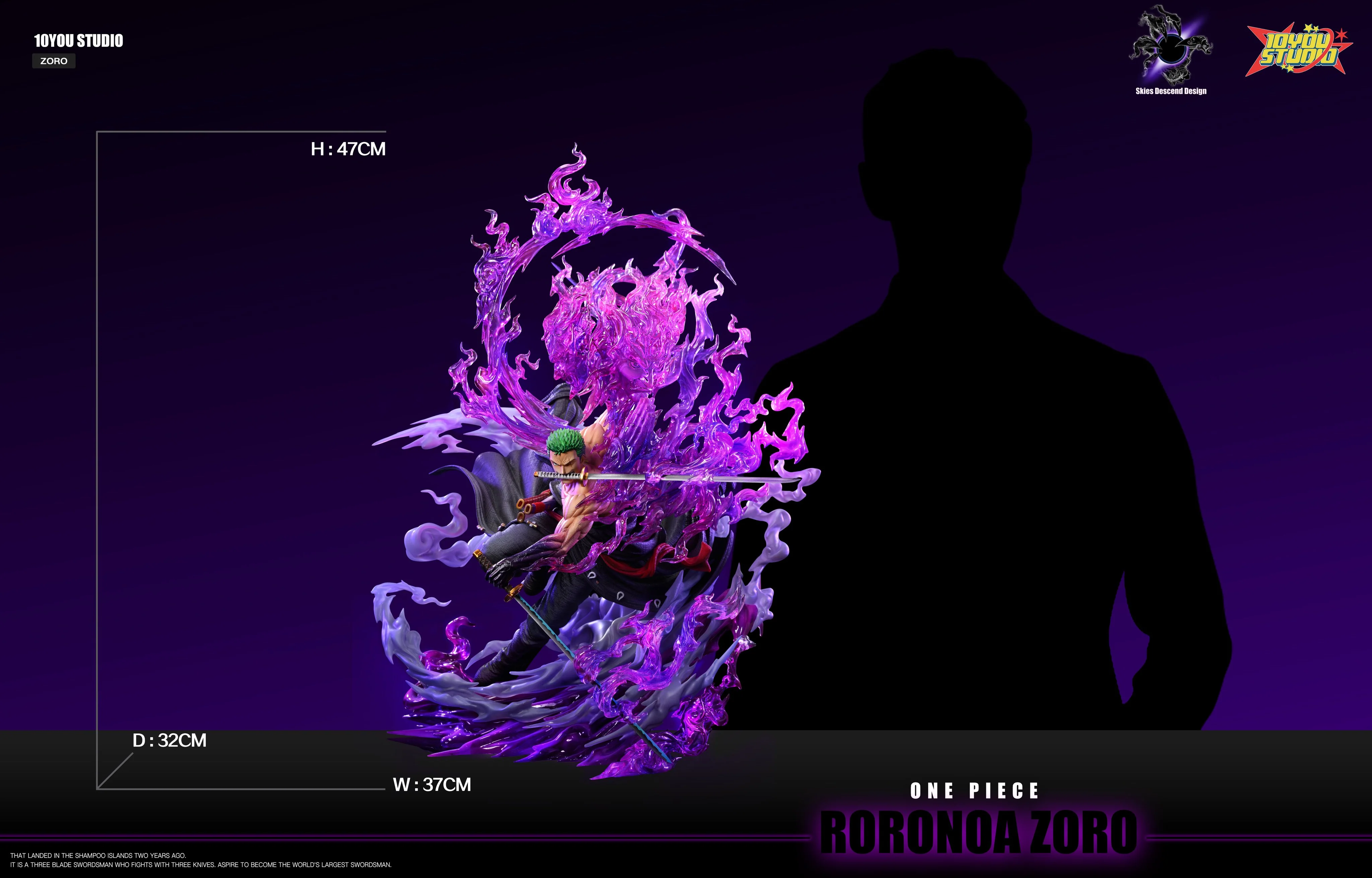 One Piece - Roronoa Zoro | 1:6 Resin Statue | von Skies Descend & 10YOU Studios - Image 7