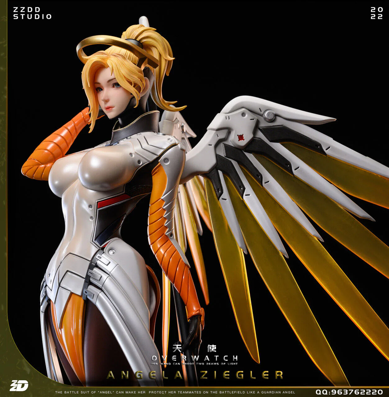 Overwatch - Mercy | 1:4 Resin Statue | von ZZDD Studio - Image 3