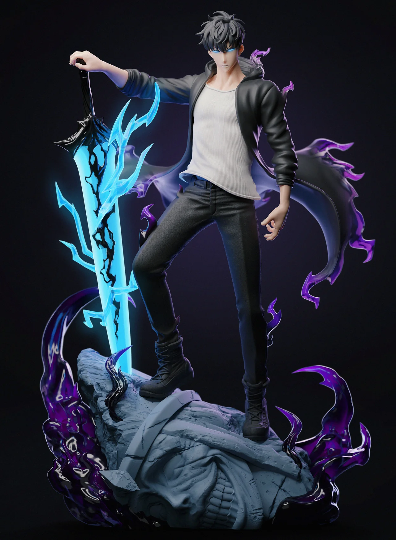 Solo Leveling - Sung Jinwoo | 1:4 Resin Statue | von Player 1 Studio - Image 5