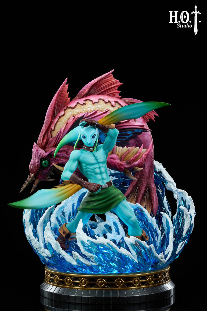 The Legend of Zelda - Zora Link | 1:4 Resin Statue | by HOT Studio - Image 11