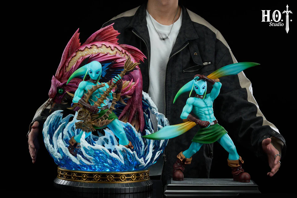 The Legend of Zelda - Zora Link | 1:4 Resin Statue | by HOT Studio - Image 6