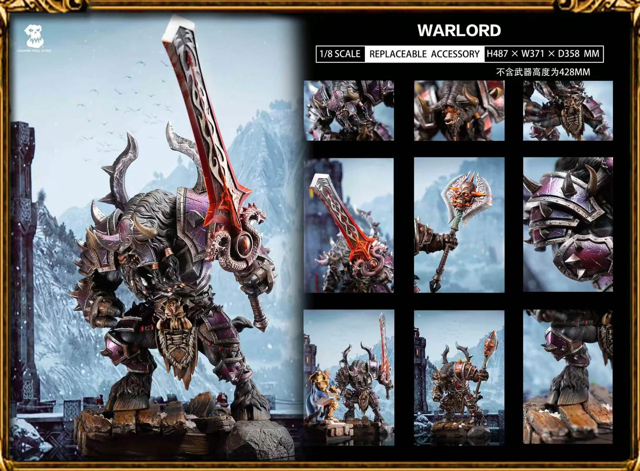 Warcraft - Human Field Marshall vs. Tauren Warlord | 1:8 Resin Statue | by Laughing Skull Studio - Image 9